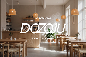 Dozoju – Elegant Sans Serif Font for, a Font by Astuti Studio