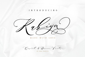 Rabiya Two Romantic Fonts - 50% Off