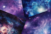 Seamless Galaxy Background, a Background Graphic by AdriOP (Thumbnail 3 of 3)