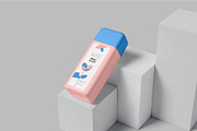 Rectangular Plastic Bottle Mockups, a Product Mockup by megostudi0 (Thumbnail 7 of 7)