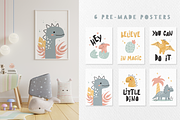 Little dino. Clipart for kids, an Animal Illustration by RinaKustova (Thumbnail 5 of 11)