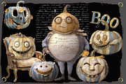 Quirky Halloween Pumpkin Clipart Kit, a Decorative Illustration by Area (Thumbnail 6 of 17)