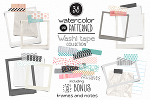Washi Tape + Frames and Notes