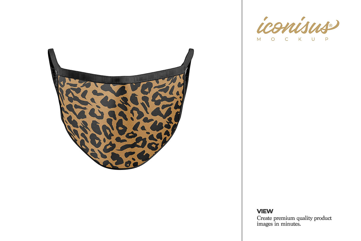 Face Mockup Template 1, a Mask Mockup by iconisusmockup (Photo 5 of 5)