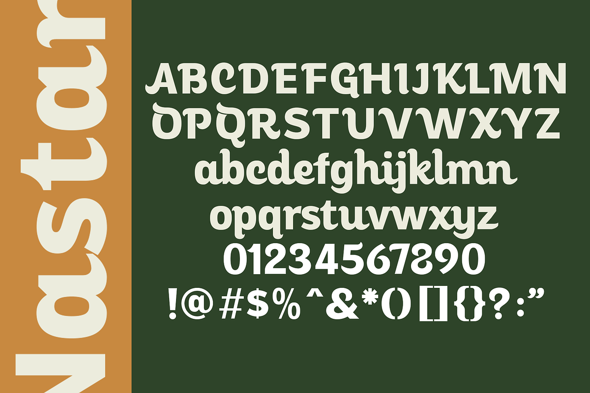 Nastar – A Playful Display Font, a Serif Font by overlaytemplates (Photo 4 of 5)