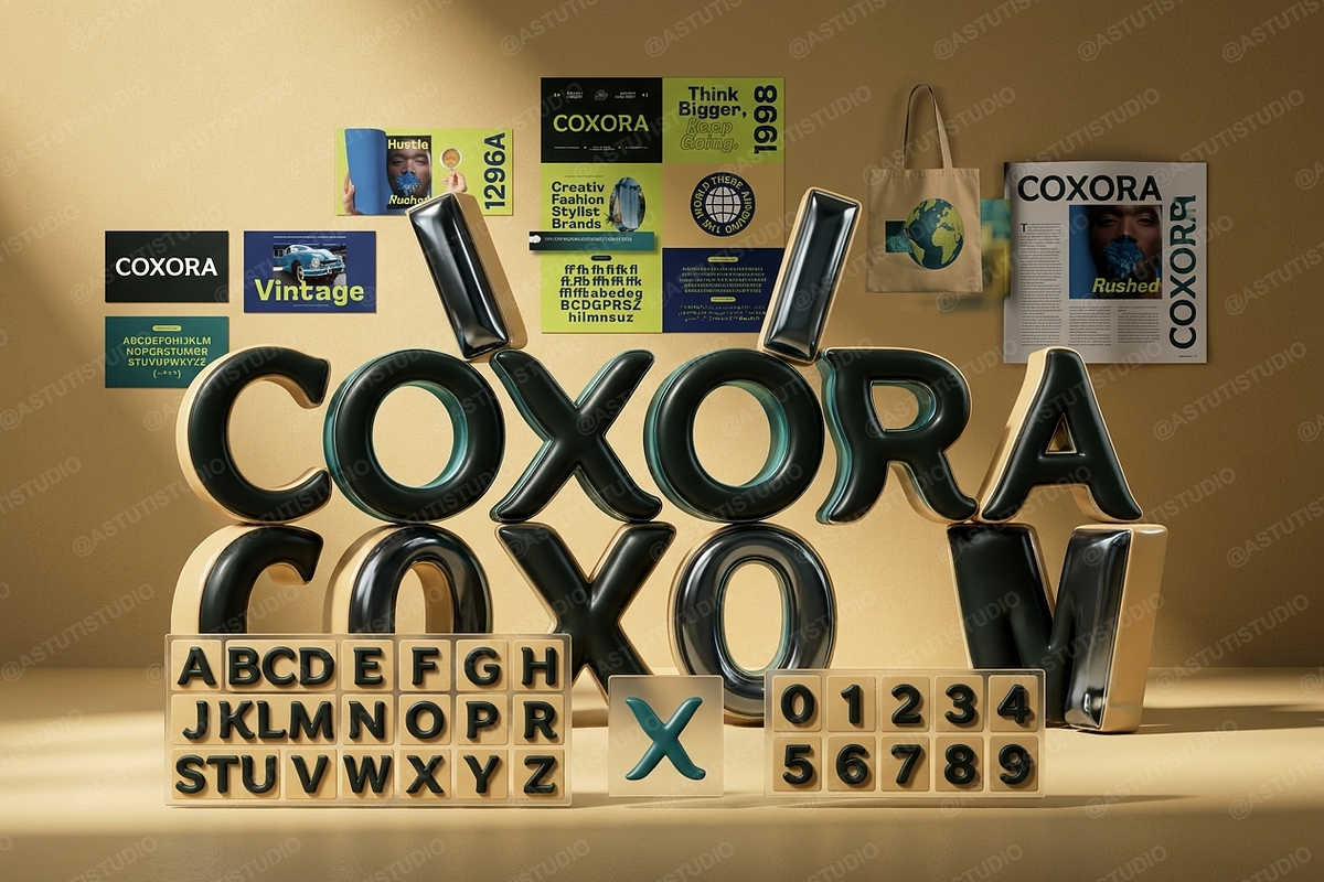 Coxora - Elegant Serif Typeface, a Serif Font by Astuti Studio (Photo 17 of 24)