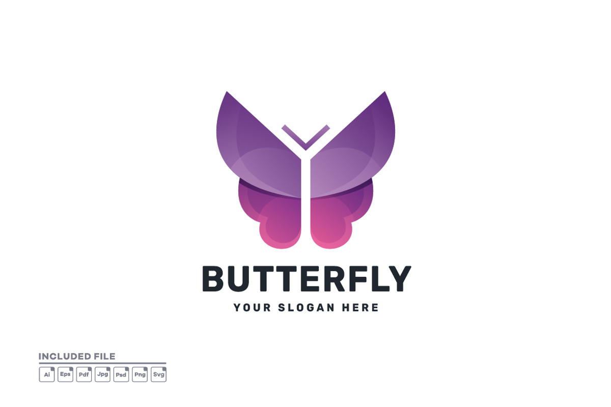 Butterfly Colorful Logo Template, a Branding & Logo Template by yuanesei
