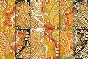6 Floral paisley patterns, a Graphic by antalogiya (Thumbnail 1 of 7)