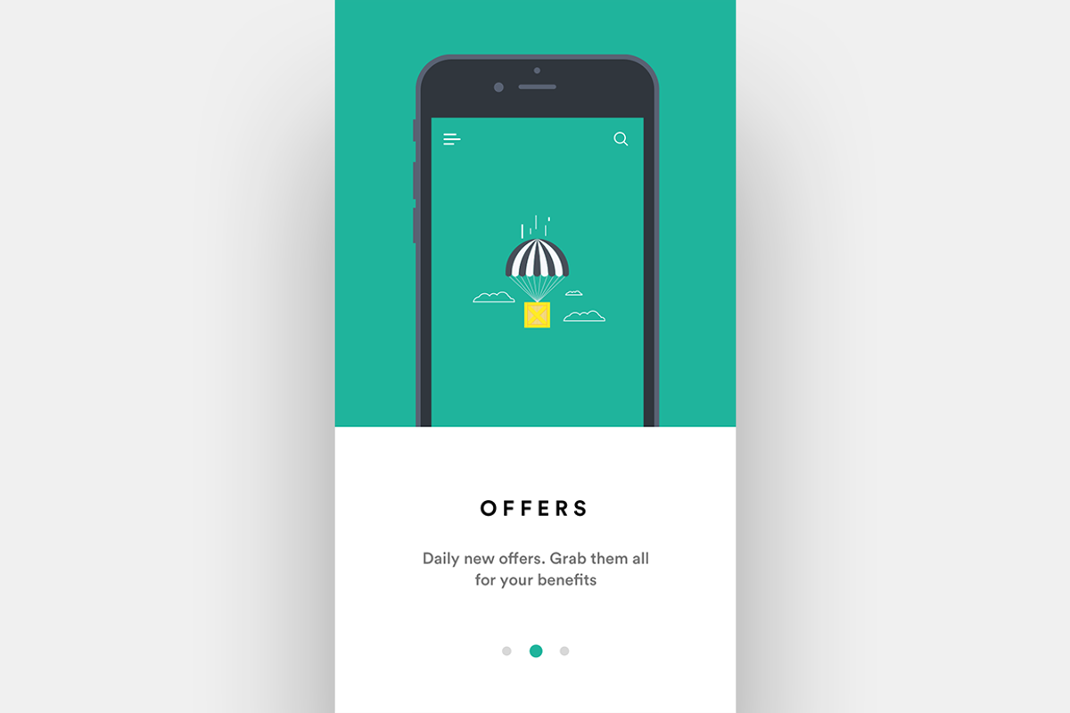 Complete iOS ui kit for delivery app, an UI Kit Template by Divanraj (Photo 3 of 29)