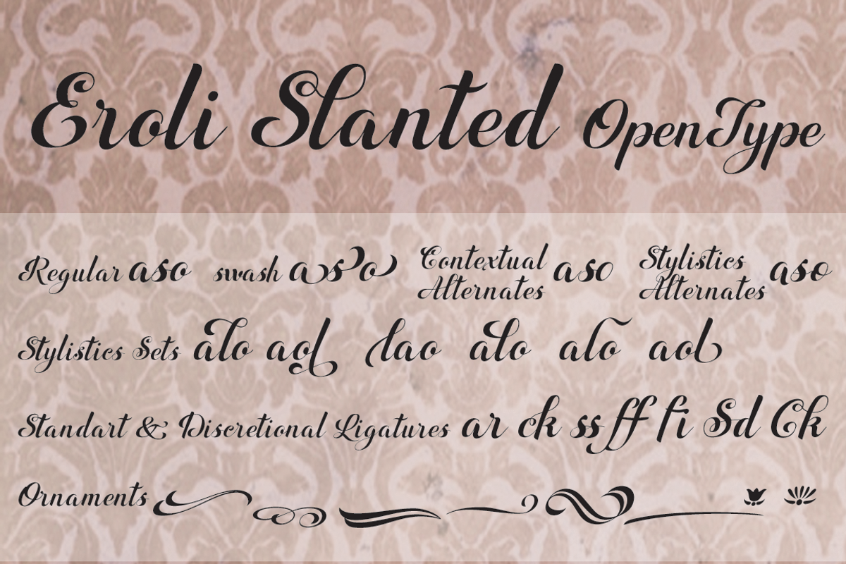 Eroli Slanted preview 2