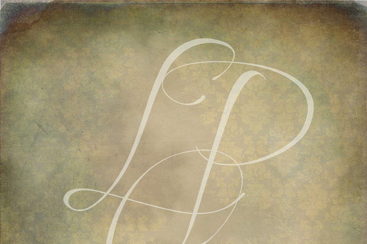 Vintage Grungy Damask Textures preview 4