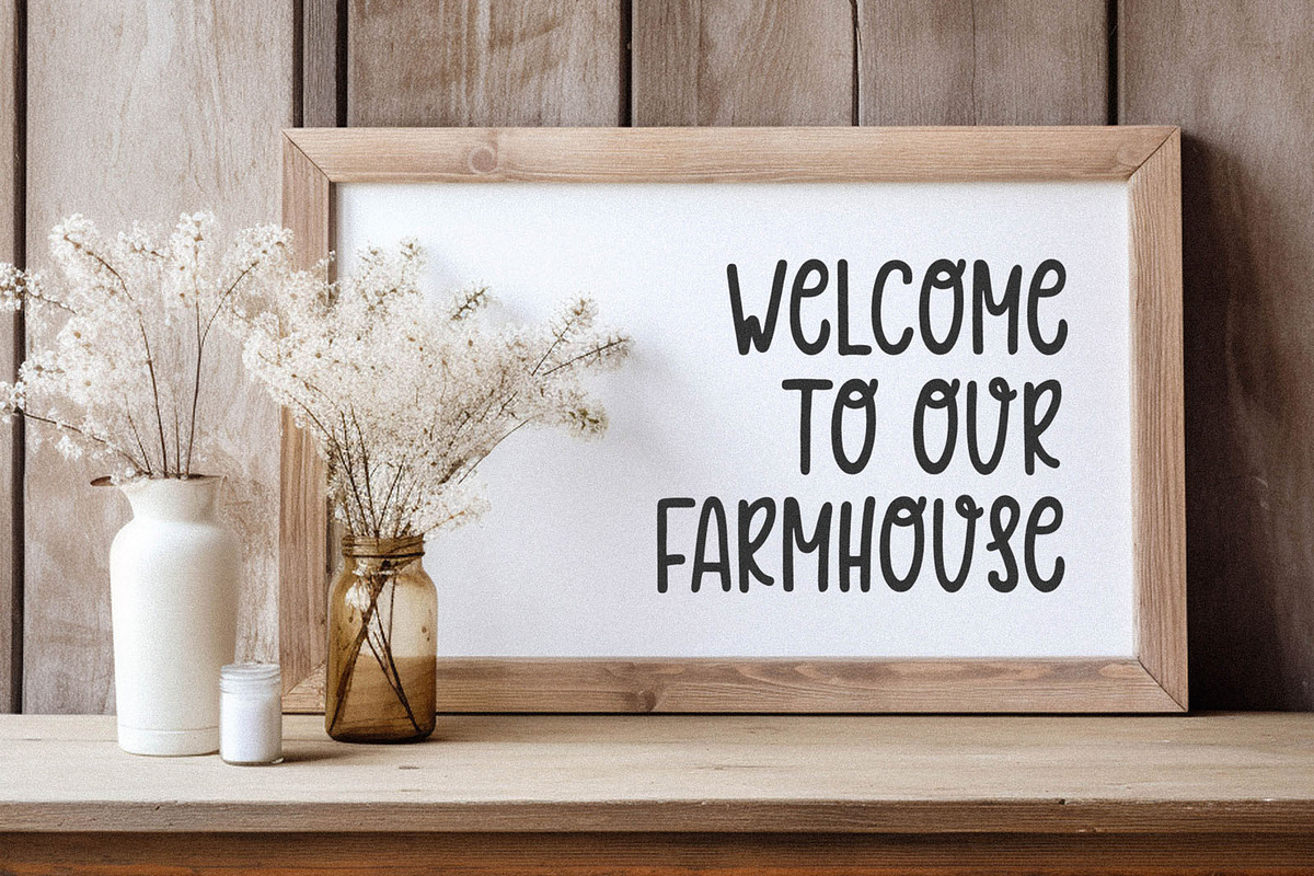 Pumpkin Cookie - Farmhouse Font, a Handwritten Font by BarcelonaShop (Photo 8 of 13)