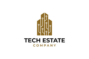 Tech Building Logo, a Branding & Logo Template by Buqancreative