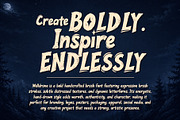 WELLDRUNE - Fearless Bold Stories, a Handwritten Font by HypeWorksCo (Thumbnail 11 of 17)