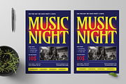 Music Night Flyer, a Flyer Template by Annora Studio (Thumbnail 2 of 5)