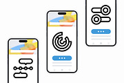 50 Infographic Elements, an Outline Icon by Side Project (Thumbnail 6 of 8)