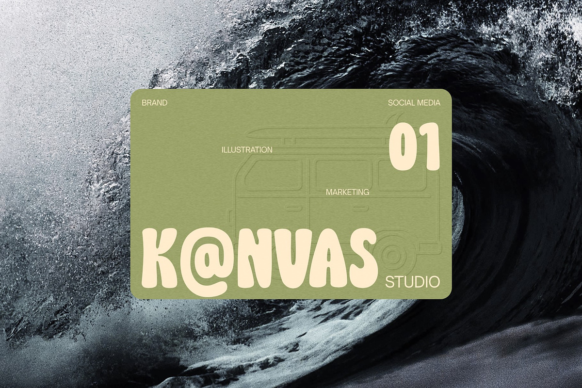 Groovy Campy - Bold Retro Fonts, a Font by Studio Moara (Photo 7 of 8)
