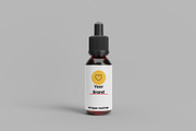 Dropper Bottle Mockup 3d, a Packaging Mockup by DigitAuras (Thumbnail 2 of 4)