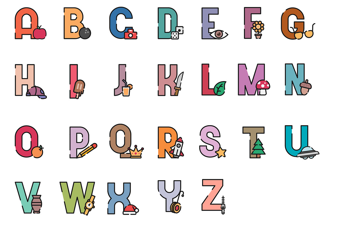Icon Pack: Big Alphabet Pack, an Icon by soglamun (Photo 2 of 4)