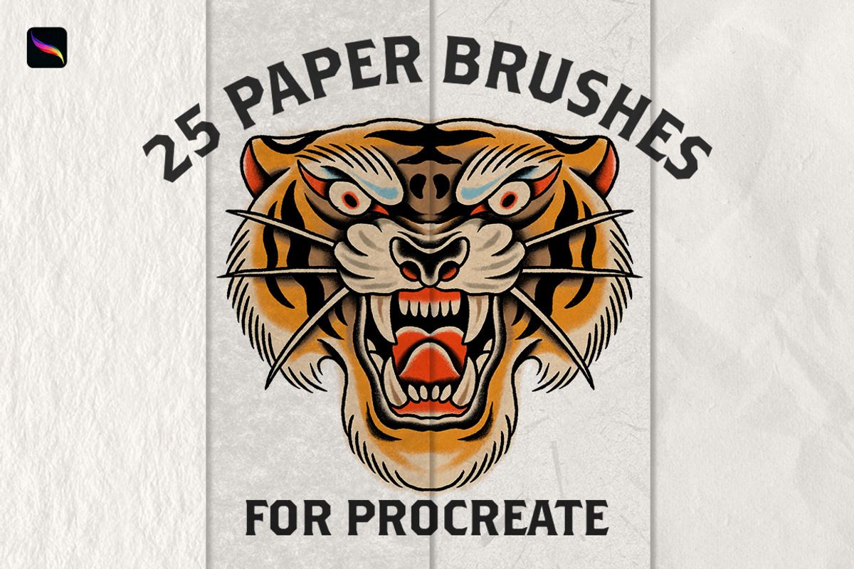 PROCREATE - Paper Brushes, a Texture Illustration by Born to Love (Photo 1 of 3)