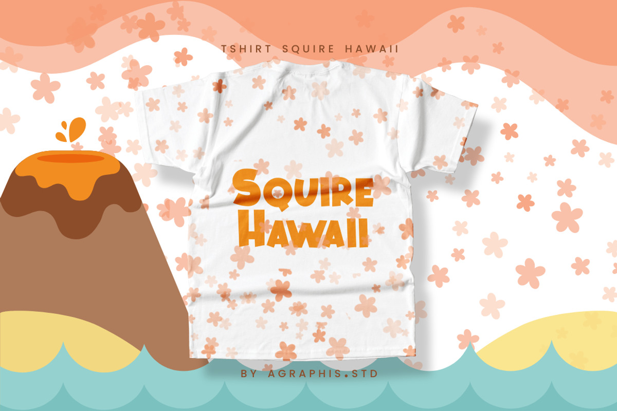 Squire Hawaii Display Font, a Sans Serif Font by KennedyStudio (Photo 3 of 8)