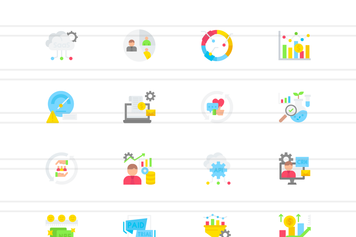 25 B2B SaaS Operations & Growth Icon, an Icon by IconBunny (Photo 2 of 2)