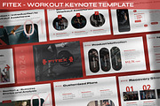 Fitex - Workout Keynote Template, a Presentation Template by SlideFactory (Thumbnail 1 of 4)