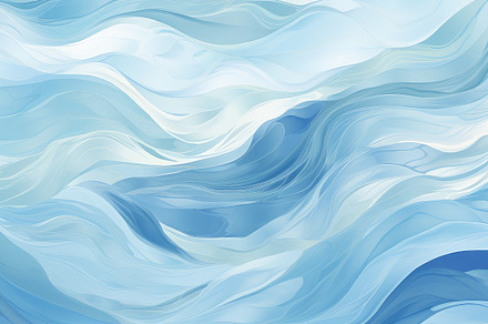 Serenity of the Waves: An Abstract Aquatic Dance in Blue Hues -, an Animal Photo by José Manuel Gelpi