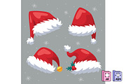 Santa Hat Collection, an Object Graphic by MISS CHATZ (Thumbnail 2 of 3)