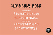 WICKEDLY a Decorative Halloween Font, a Font by Blush Font Co. (Thumbnail 5 of 5)