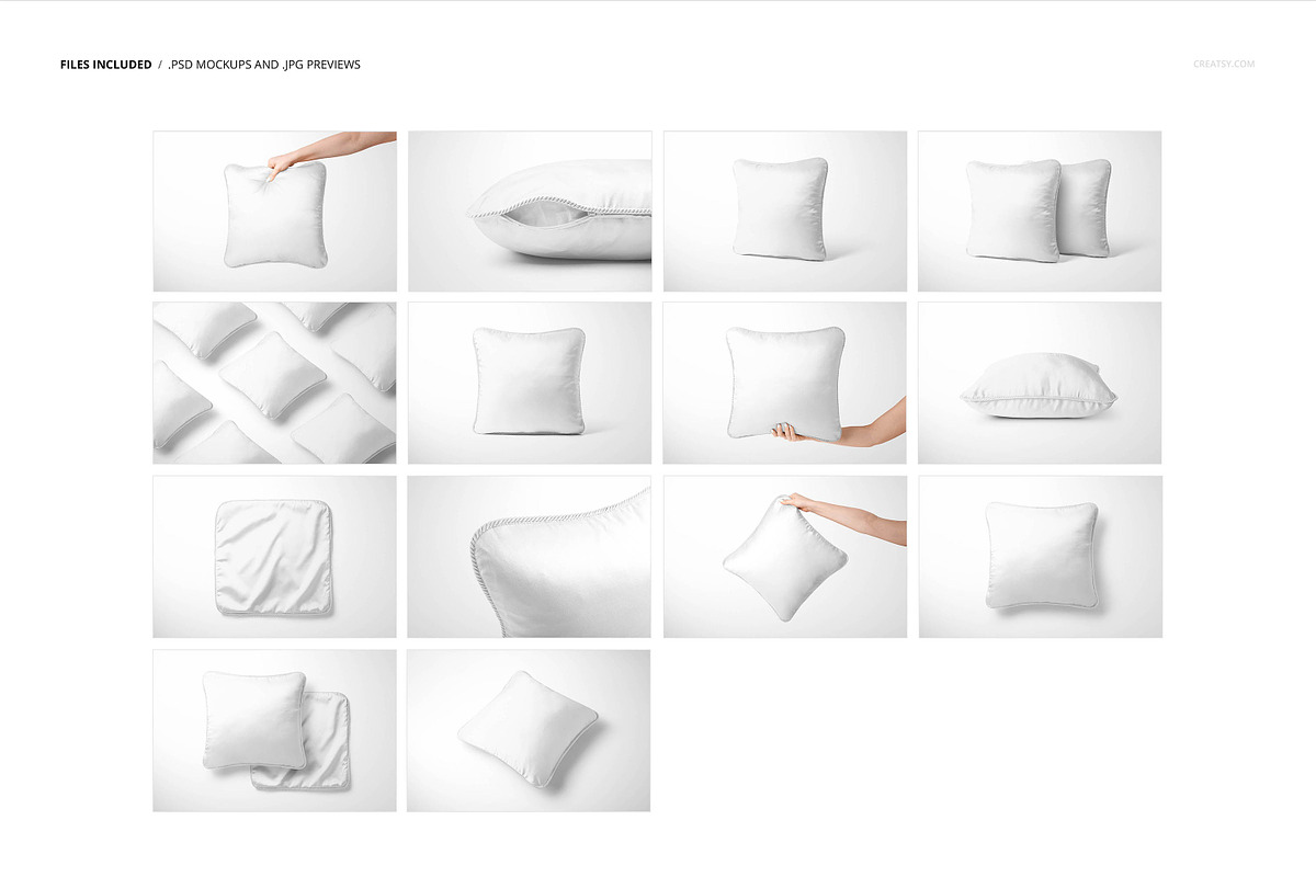Silk Cushion with Braid Mockup Set, a Product Mockup by creatsy5 (Photo 2 of 20)