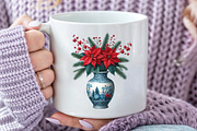 Christmas Chinoiserie Sublimation, an Illustration by Pixels.Craft (Thumbnail 5 of 7)