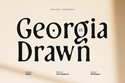 CS Georgia Drawn, a Serif Font by Craft Supply Co. (Thumbnail 1 of 8)