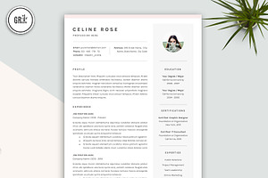 Resume CV Template For MS Word