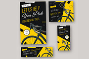 Bicycle Shop Banner Set Template, an UI Kit Template by CreativeShaper (Thumbnail 4 of 4)