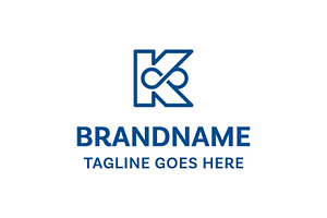 Letter K Infinity Line Logo, a Branding & Logo Template by Pray Art Design Studio