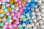 Backgrounds Set With Colored Balls, a Background Graphic by Vector beauty (Thumbnail 2 of 6)