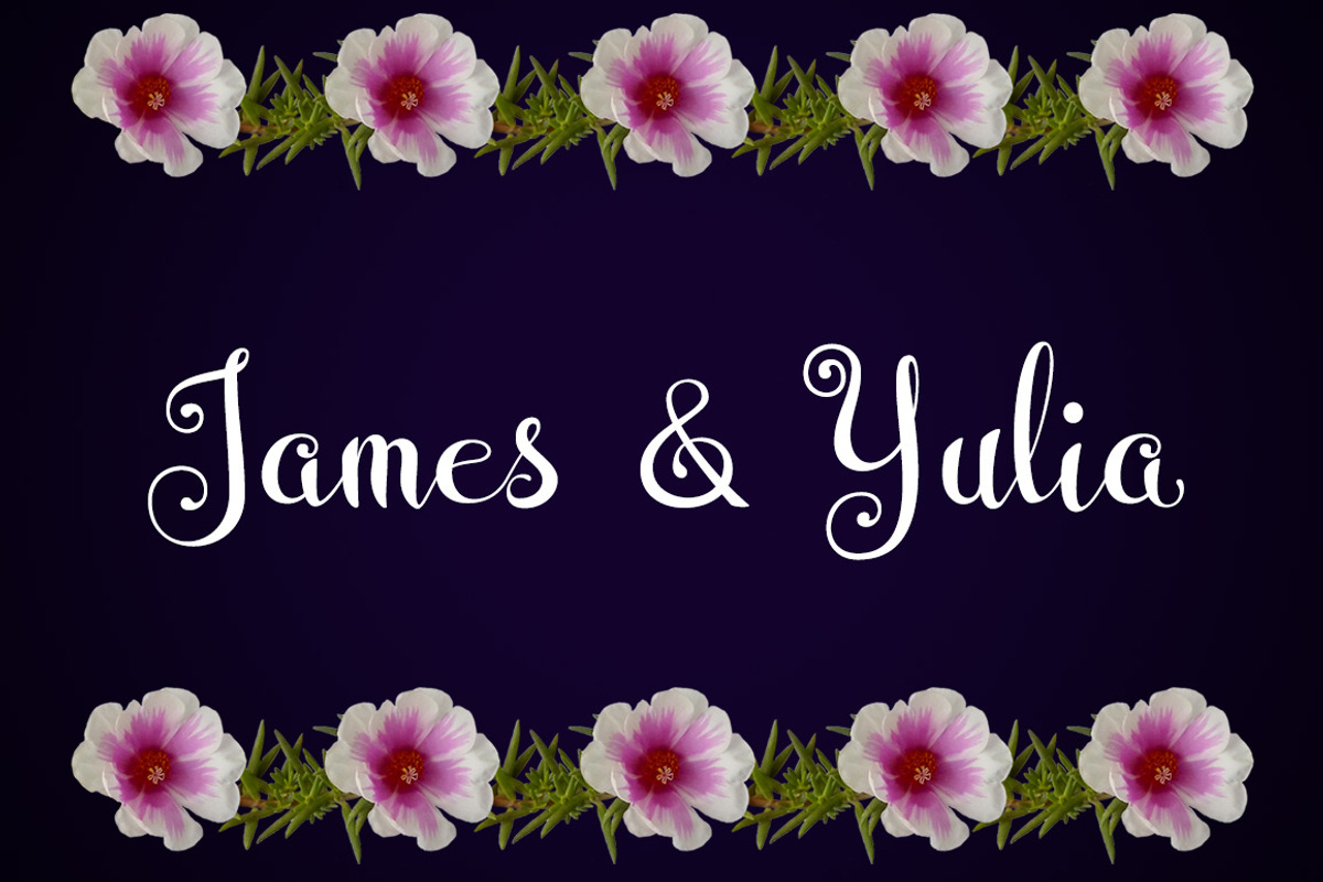 Wedding Font preview 4