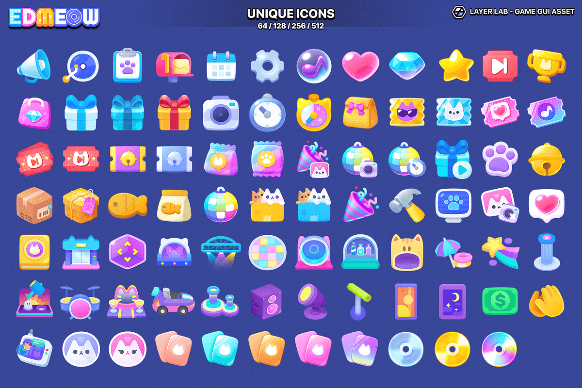 GUI - Neon2, an UI Kit Template by LAYERLAB (Photo 5 of 34)