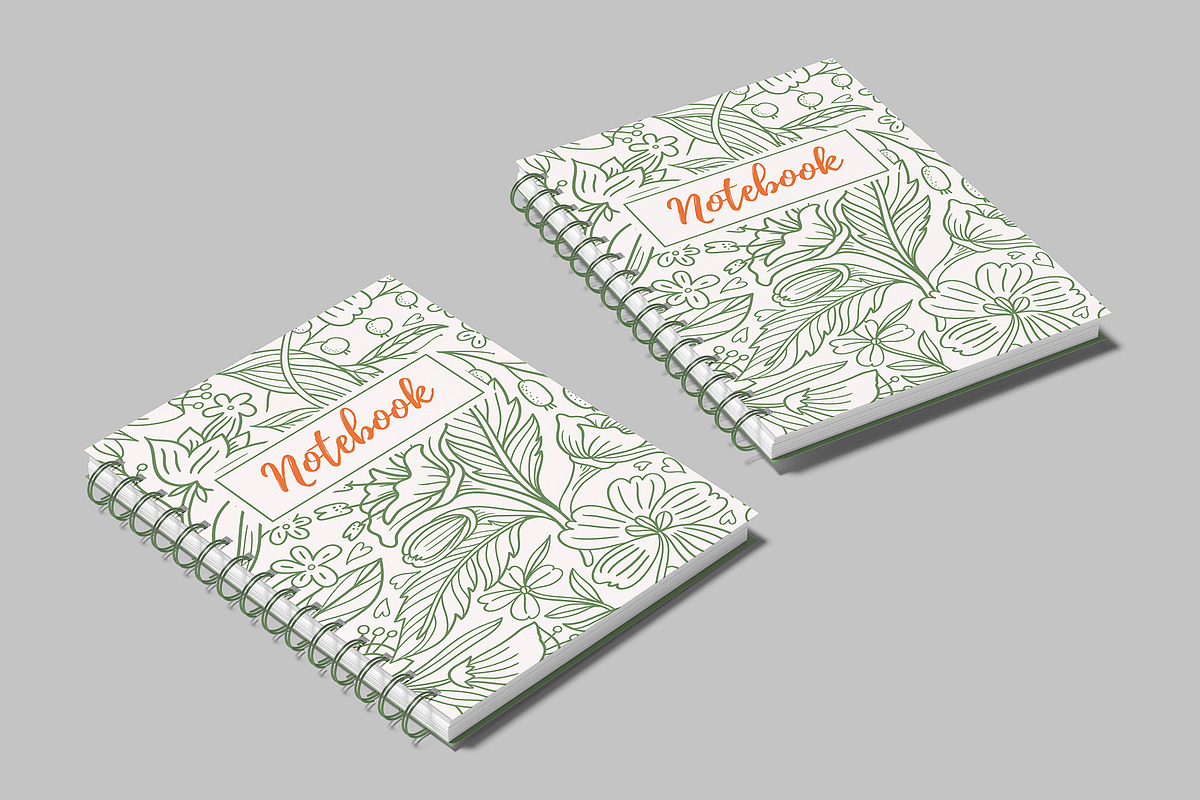 Spiral Notebook Mock-up, a Books & Magazine Mockup by Graphiculon (Photo 5 of 10)