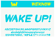 take and give font, a Font by weknow (Thumbnail 1 of 5)