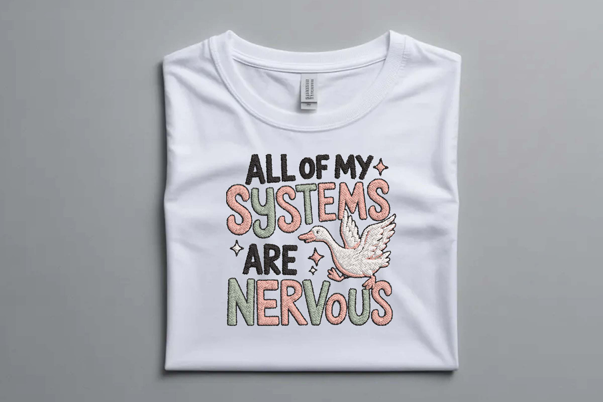 Funny Systems Goose Embroidery, a Decorative Illustration by Purpose Ekbal (Photo 2 of 3)