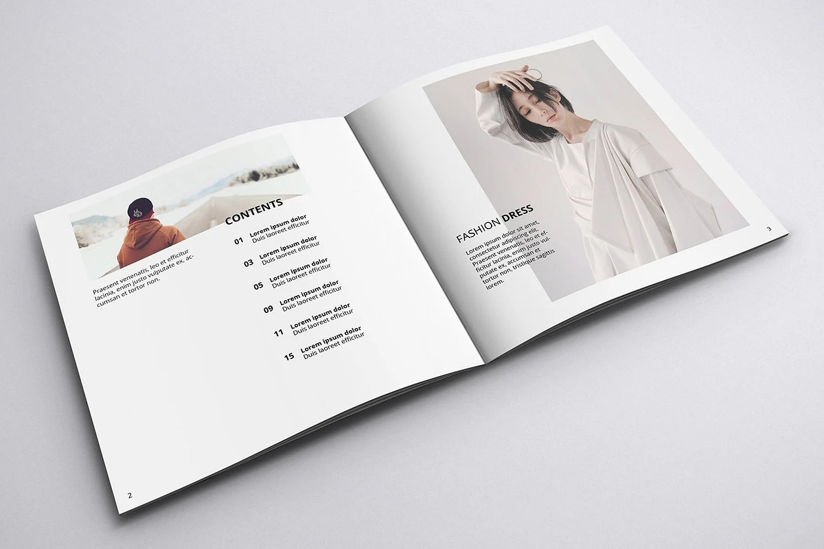 Fashion Lookbook Template, a Magazine Template by retrographix (Photo 2 of 8)