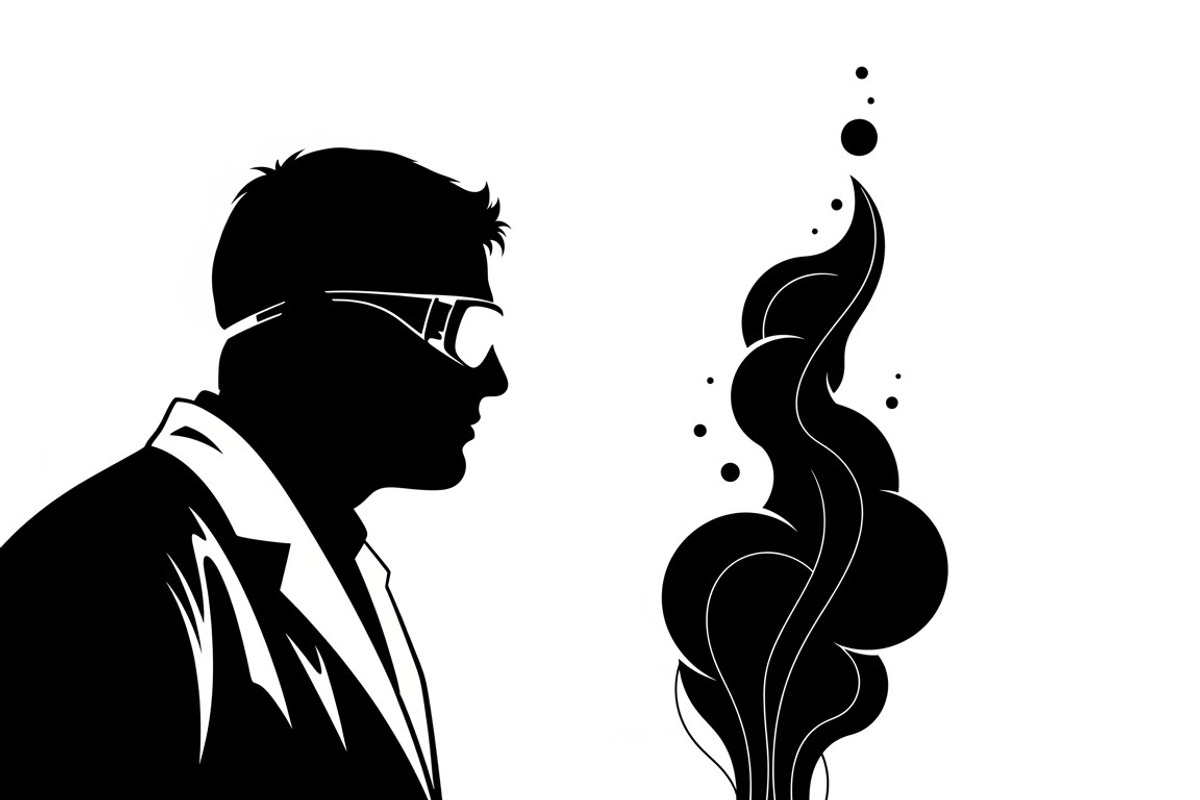 This Scientist Lab Silhouettes, an Illustration by Amazin_art (Photo 30 of 31)