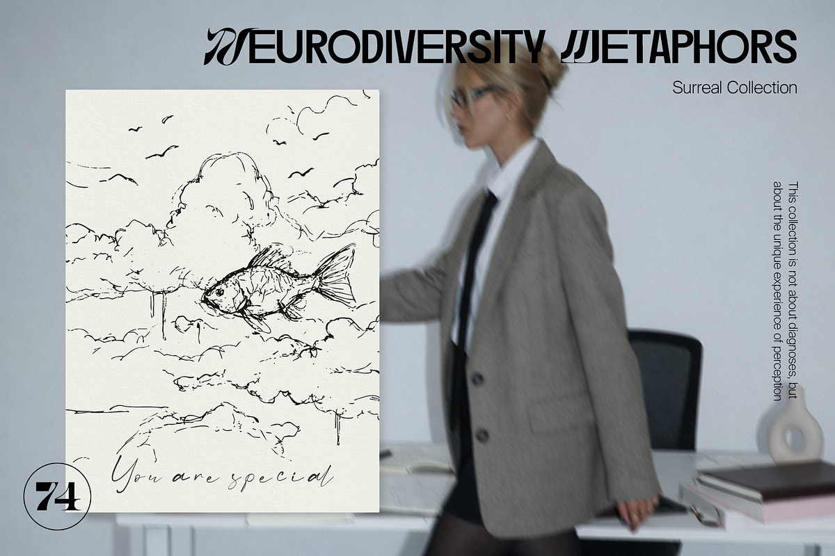 Neurodiversity Metaphors collection, a Healthcare Illustration by divanovskaya_nv (Photo 18 of 18)