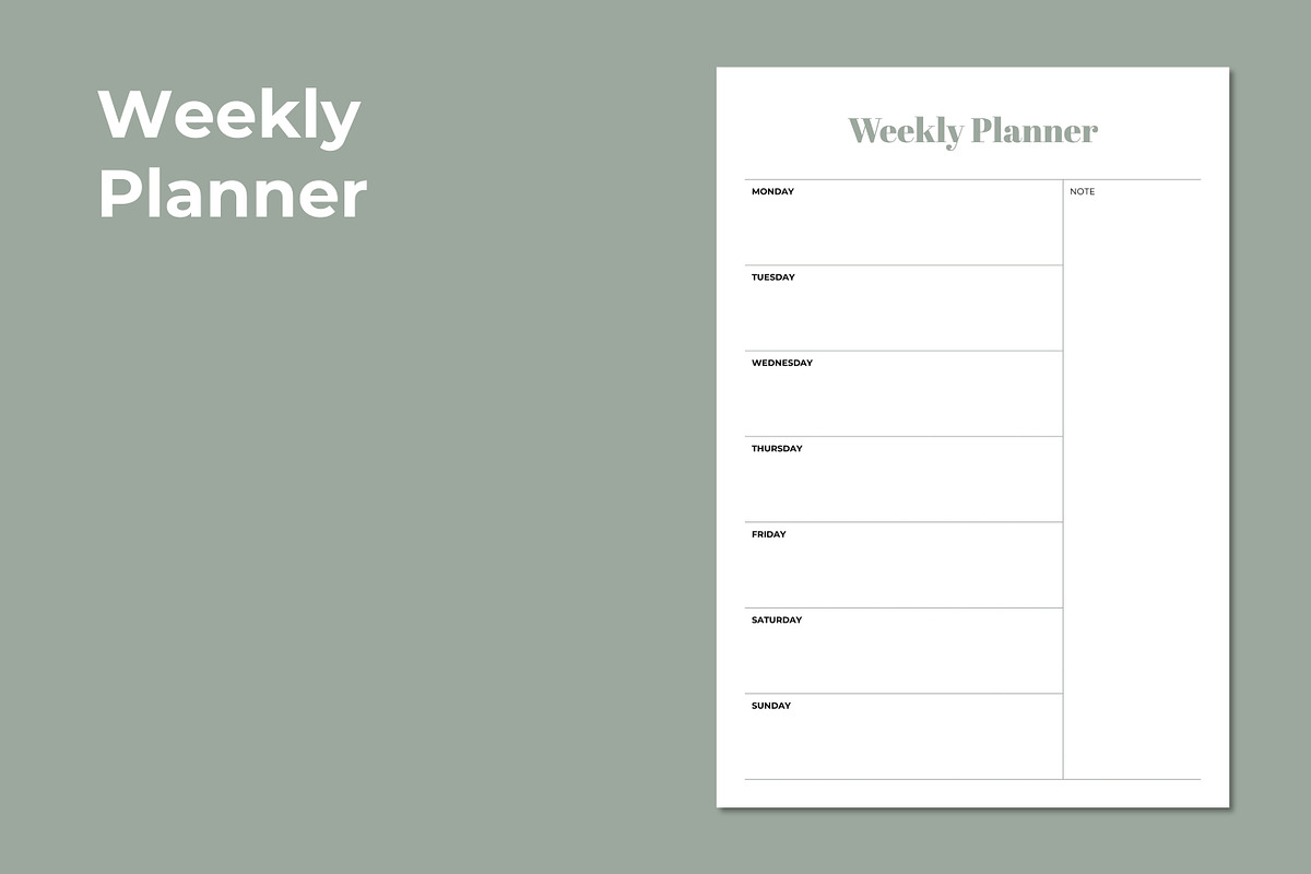 Printable Planner 2022 Calendar, a Stationery Template by Wipavee (Photo 4 of 7)