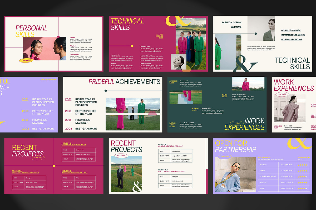 Aveline Bold Portfolio Presentation, a Presentation Template by peterdraw (Photo 6 of 8)