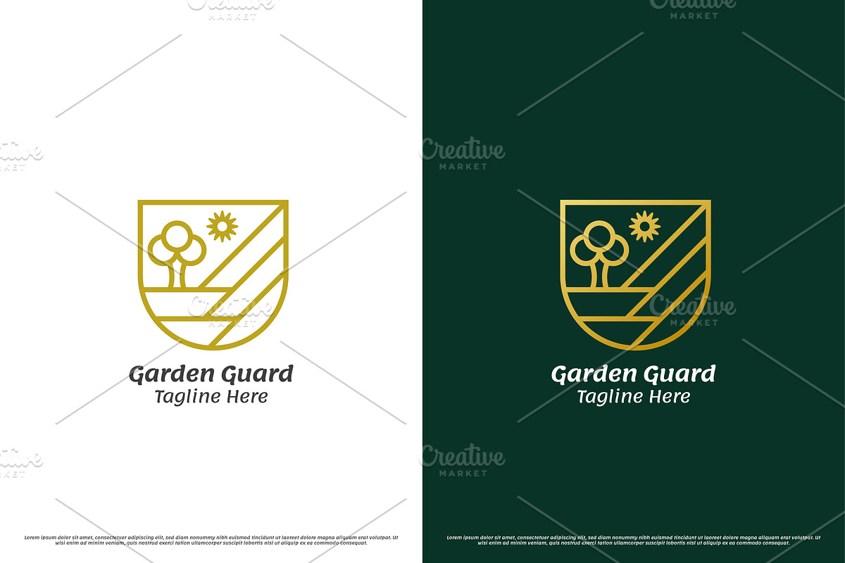 Luxury Garden Park Logo Design Icon, a Branding & Logo Template by Morvana Crew