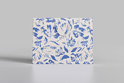 Blue Hand Painted Flowers, a Decorative Illustration by MalyskaStudio (Thumbnail 6 of 15)
