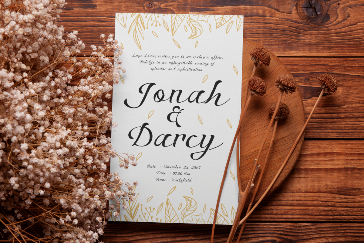 Romantic Embrace - Signature Script, a Script Font by PutraCetol Studio (Photo 10 of 12)